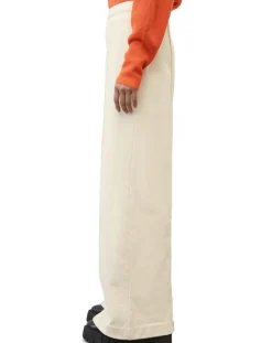 Marc O'Polo Pantalons|Pantalon large en Molleton écru