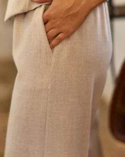 Lauren Vidal Pantalons|Pantalon Luca grege