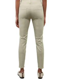 Marc O'Polo Pantalons|Pantalon Mavas en Coton Bio gris clair