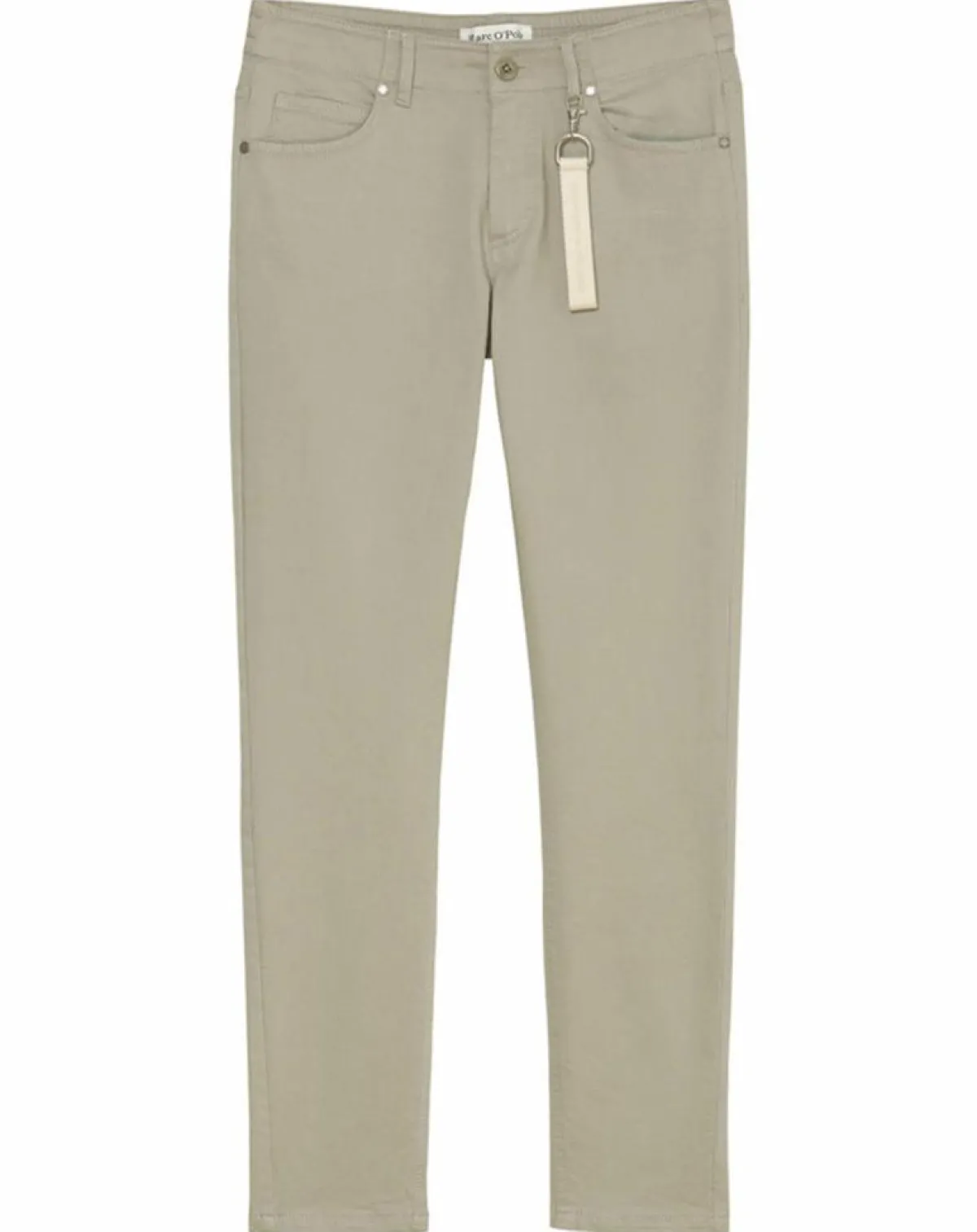 Marc O'Polo Pantalons|Pantalon Mavas en Coton Bio gris clair