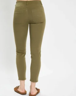 Marc O'Polo Pantalons|Pantalon Mavas en Coton Bio kaki