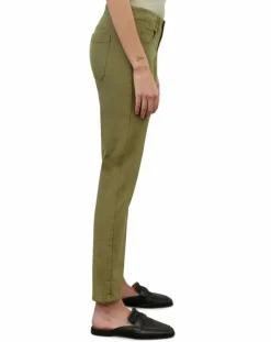 Marc O'Polo Pantalons|Pantalon Mavas en Coton Bio kaki