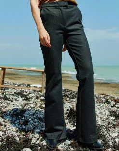 Lauren Vidal Pantalons|Pantalon Mila anthracite