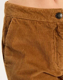 Lauren Vidal Pantalons|Pantalon Mila tabac