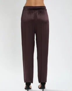 Lauren Vidal Pantalons|Pantalon Olga raisin
