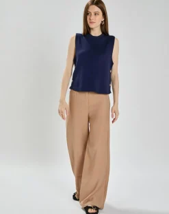 An'ge Pantalons|Pantalon Phoebila noisette