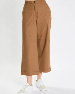 Marc O'Polo Pantalons|Pantalon Ramie marron
