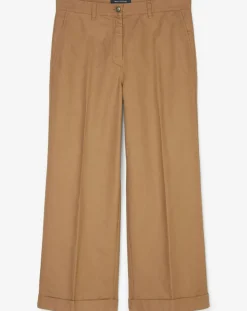 Marc O'Polo Pantalons|Pantalon Ramie marron