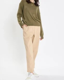 Marc O'Polo Pantalons|Pantalon relax chino beige