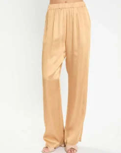 Lauren Vidal Pantalons|Pantalon satiné Soon désert