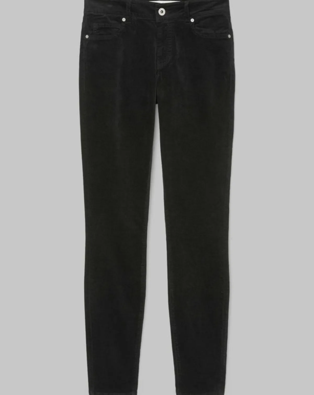 Marc O'Polo Pantalons|Pantalon slim Albi effet Velours noir