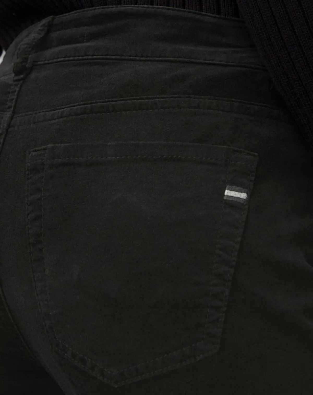 Marc O'Polo Pantalons|Pantalon slim Albi effet Velours noir