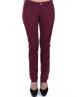 Giorgio di Mare Pantalons|Pantalon slim bordeaux