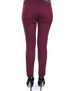 Giorgio di Mare Pantalons|Pantalon slim bordeaux