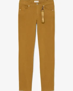 Marc O'Polo Pantalons|Pantalon Slim en Coton bio mélangé Mavas marron clair