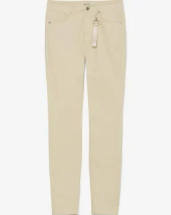 Marc O'Polo Pantalons|Pantalon Slim en Velours de coton bio Mavas écru