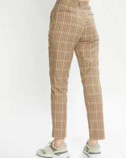 Scotch & Soda Pantalons|Pantalon Slim Fit à carreaux beige/marron