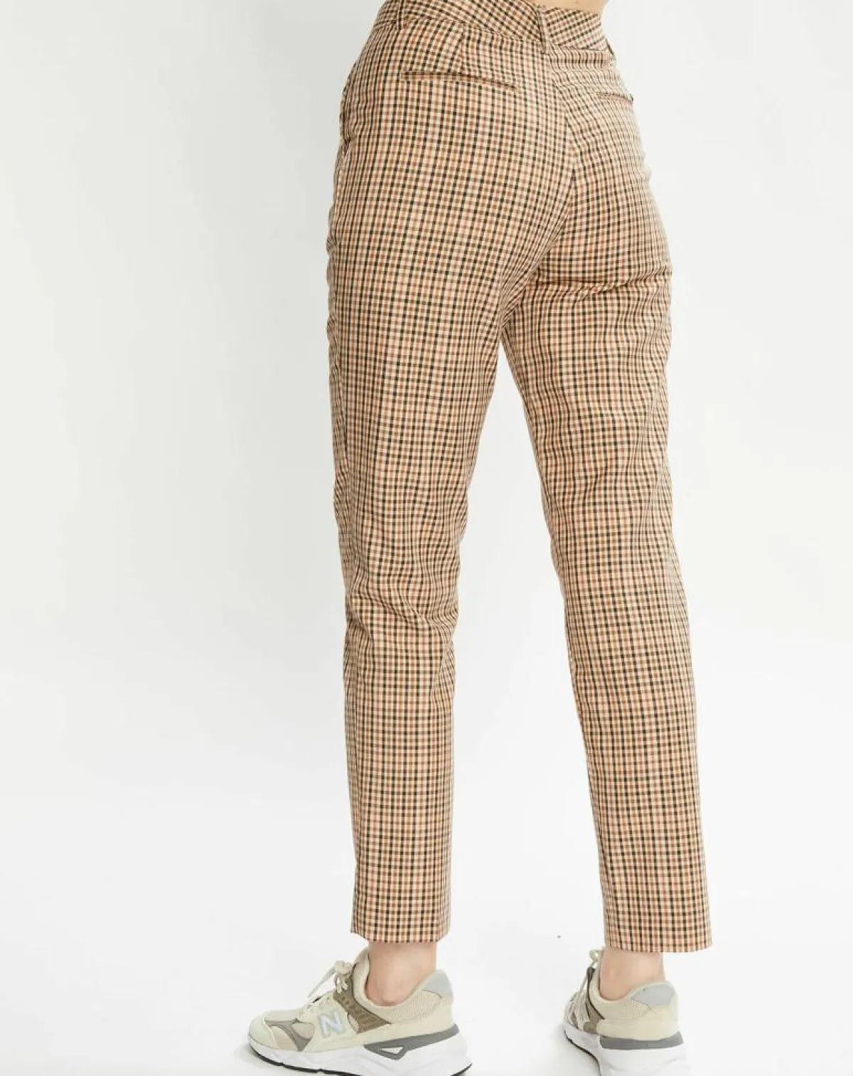 Scotch & Soda Pantalons|Pantalon Slim Fit à carreaux beige/marron
