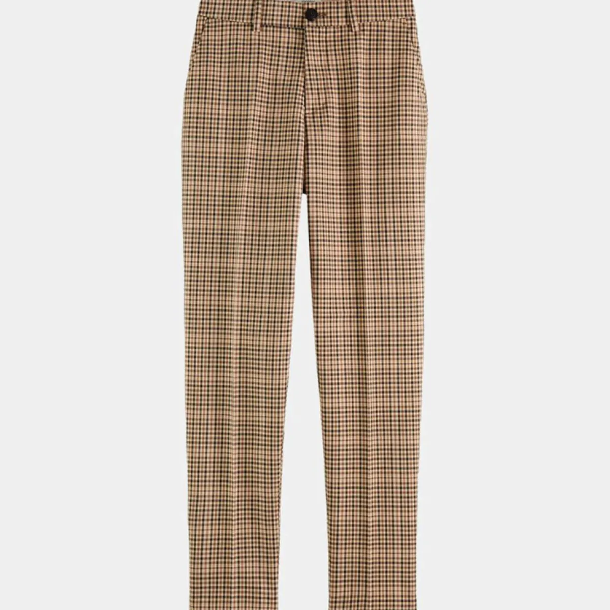 Scotch & Soda Pantalons|Pantalon Slim Fit à carreaux beige/marron