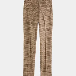 Scotch & Soda Pantalons|Pantalon Slim Fit à carreaux beige/marron