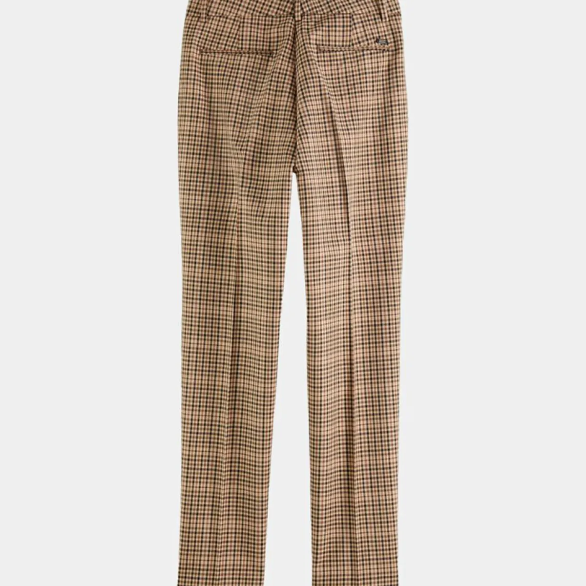 Scotch & Soda Pantalons|Pantalon Slim Fit à carreaux beige/marron