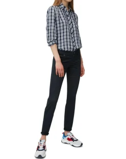 Marc O'Polo Pantalons|Pantalon slim stretch Alby bleu marine
