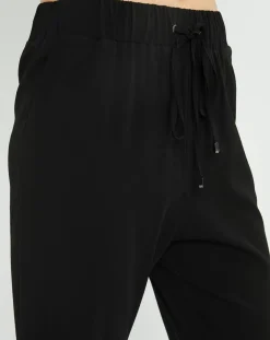 Lauren Vidal Pantalons|Pantalon Store noir