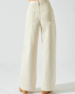 Manoush Pantalons|Pantalon Summer Denim crème