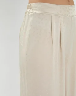 Lauren Vidal Pantalons|Pantalon Willy crème