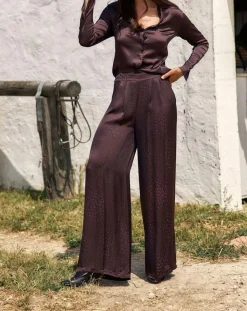 Lauren Vidal Pantalons|Pantalon Willy raisin