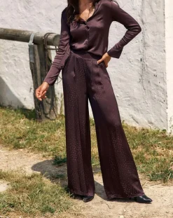 Lauren Vidal Pantalons|Pantalon Willy raisin