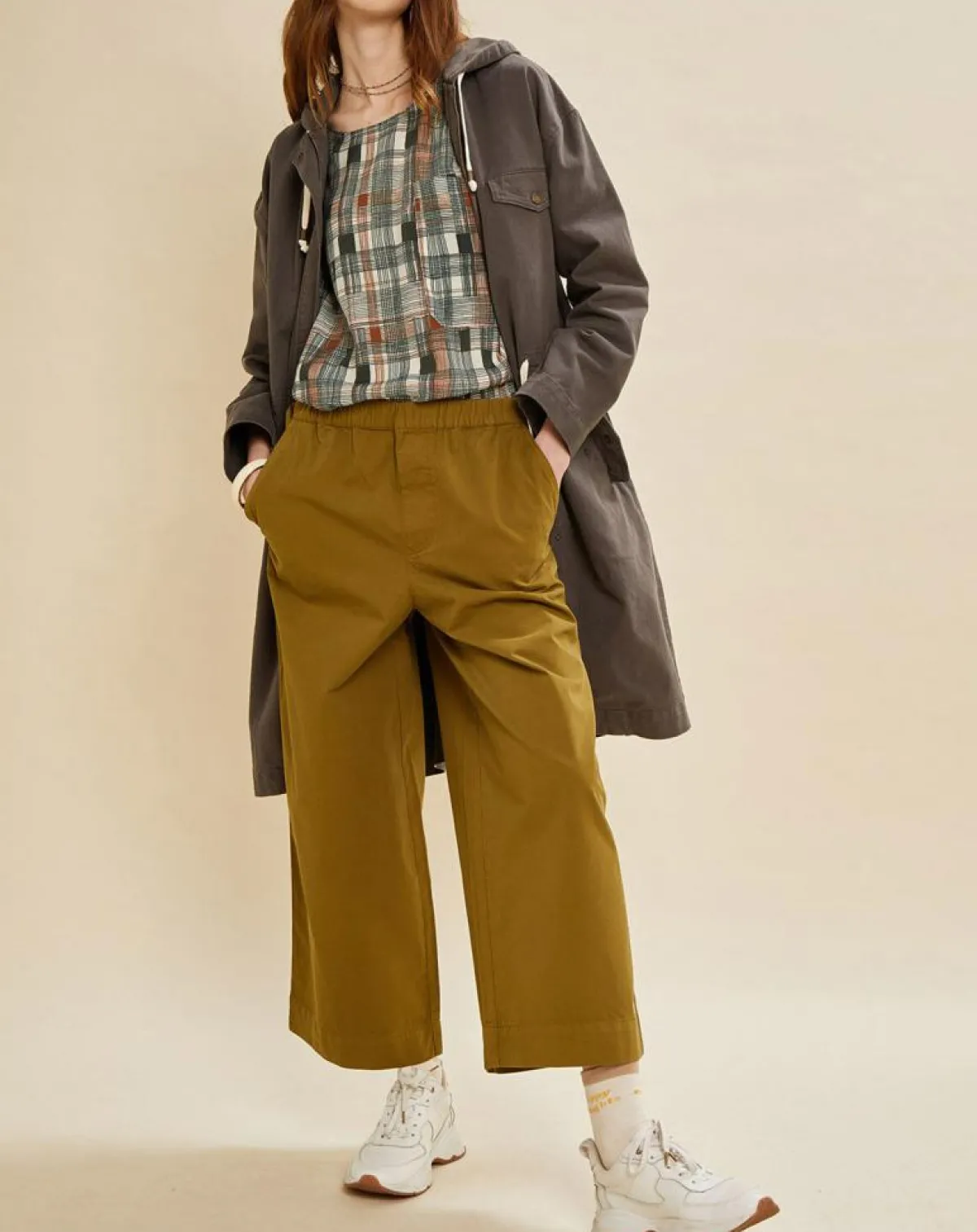 Chloé Stora Manteaux|Parka légère en Toile de coton Vavin gris charbon