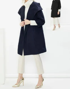 MaxMara Studio Manteaux|Parka légère réversible Manna bleu marine/noir