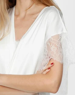 Admas Lingerie, Nuit|Peignoir Soft blanc