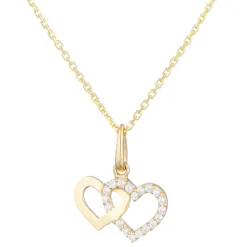 Instant d'Or Colliers|Pendentif Enlace-Moi or jaune