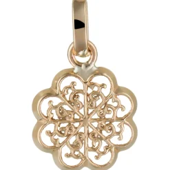 Instant d'Or Colliers|Pendentif Médaillon Flora or jaune
