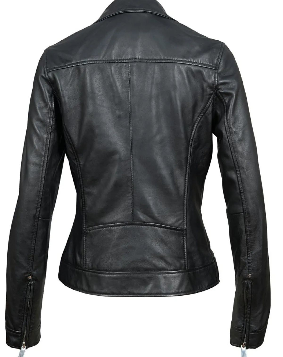 Chyston Vestes, Blousons|Perfecto en Cuir Afida noir