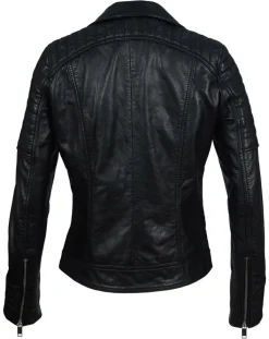 Chyston Vestes, Blousons|Perfecto en Cuir Jessy noir