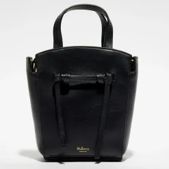 Mulberry Sacs|Petit sac à main en Cuir Mini Clovelly noir - 16x18x7 cm