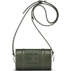 Maison Faret Sacs|Petit Sac Cyclo en Toile enduite & Cuir multicolore - 10x17x4.5 cm