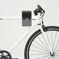 Maison Faret Sacs|Petit Sac en Toile enduite & Cuir Arguin noir/blanc - 18x11.5x3 cm