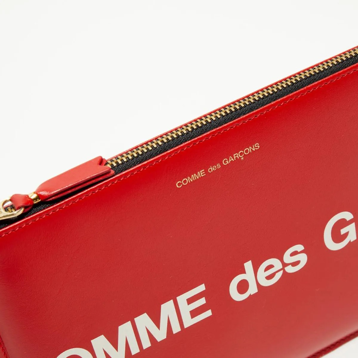 Comme des Garçons Pochettes|Pochette Wallet en Cuir Bags In Red rouge - 22x16x0.5 cm