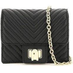 Furla Porte-Monnaie Et Portefeuilles|Portefeuille en Cuir Pop Star noir 11x9 cm