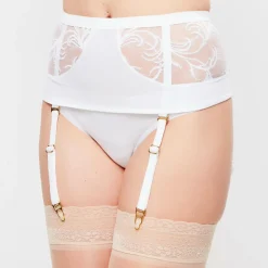 La Perla Lingerie, Nuit|Porte-jarretelles Zephyra blanc