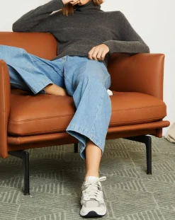 Miss Cashmere Pulls|Pull 100% Cachemire col roulé Jane gris chiné foncé