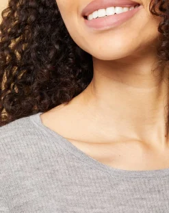 Acquaverde Pulls|Pull 100% Cachemire Maw heather grey