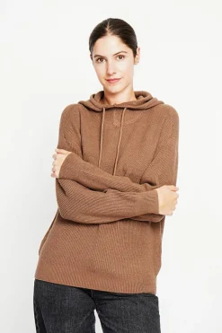 Assuili Pulls|Pull à capuche marron