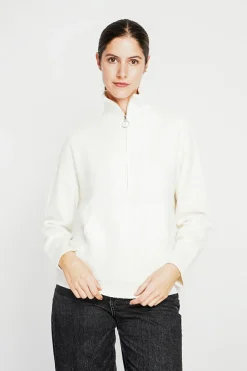 Assuili Pulls|Pull à col montant naturel