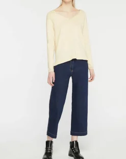 Yerse Pulls|Pull 100% Coton Bio Maëlys beige