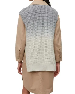 Marc O'Polo Pulls|Pull 100% Coton Bio Tie & Dye bleu/blanc